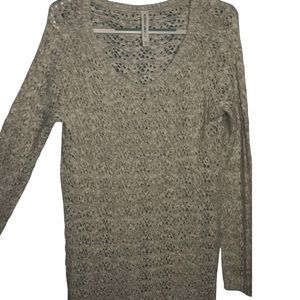Bethany Mota long sleeve tee Holes see through